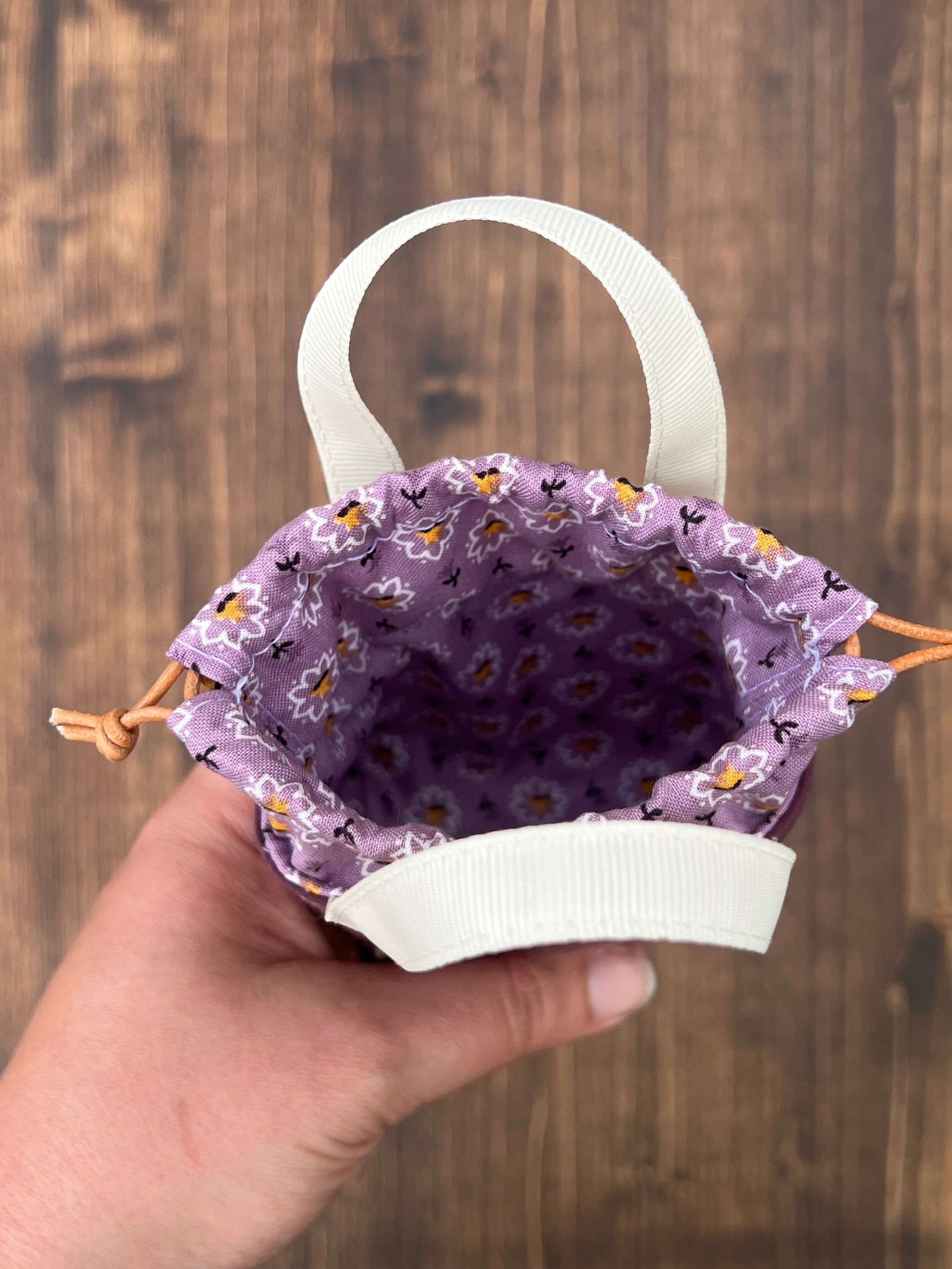 Mini Drawstring Tote